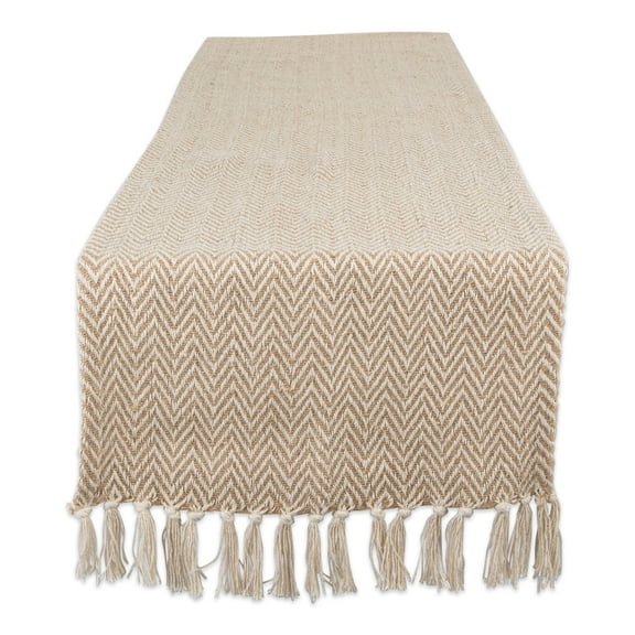 DII Chevron Handloomed 15x72" Table Runner