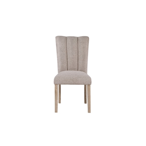 STONE DINING CHAIR - BEIGE KIT OF 2