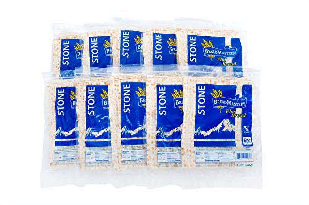 STONE LAVASH FLAT BREAD 10 Packs Of 6 (60 Total)