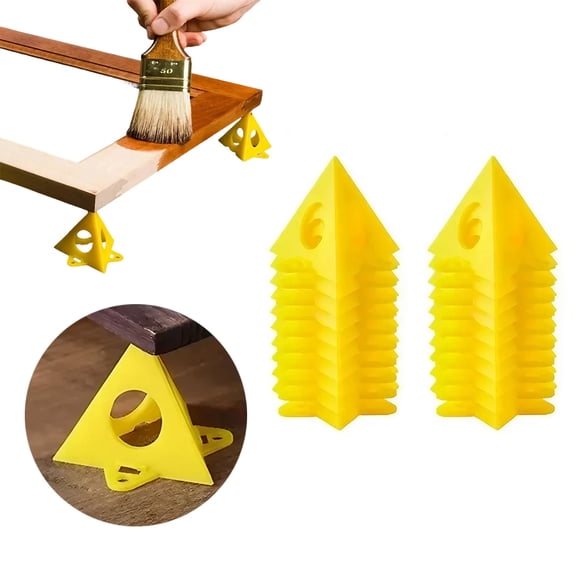 STONEGO 10PCS Pyramid Artist Painting Stands Mini Conical Tip for Canvas Doors Riser Stands Cupboard Paint Dump Painting Tools
