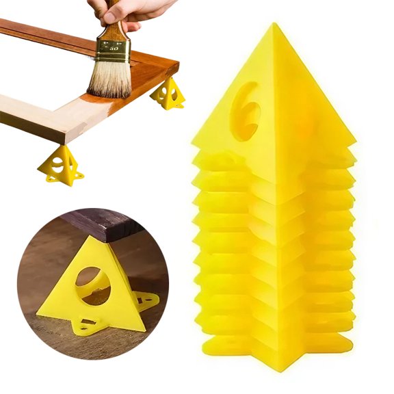 STONEGO 10PCS Pyramid Artist Painting Stands Mini Conical Tip for Canvas Doors Riser Stands Cupboard Paint Dump Painting Tools