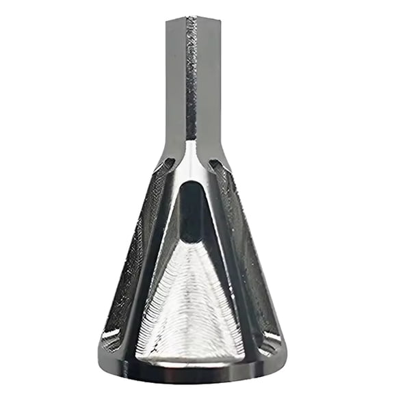 STONEGO 1PC/2PCS Chamfering Device - Deburring and External Chamfering Tool with Triangle and Hexagonal Shank Chuck for Electric Drills, Ideal for Metal, Wood, and Plastic Edge Finishing