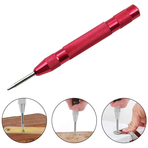 STONEGO 1PC/2PCS Multi-function Automatic Center Punch - Metal Positioning Hole Tool for Precision Drilling - Ideal for Window Installations and DIY Projects - Convenient and Practical