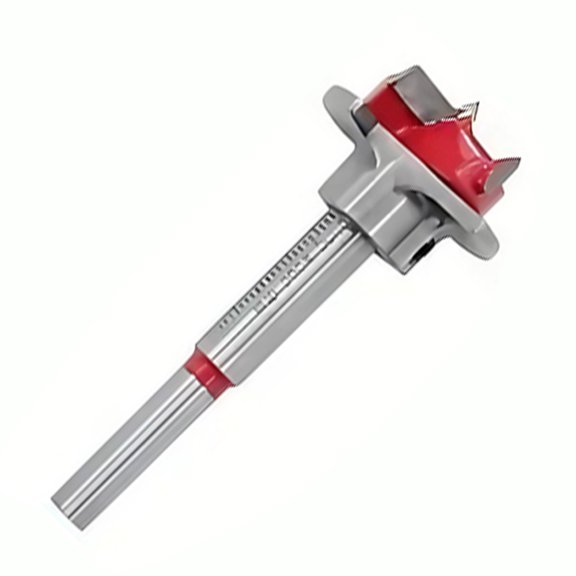 STONEGO 1PC/5Pcs Adjustable Carbide Drill Bit Woodworking Hole Saw - Sizes 15mm/20mm/25mm/30mm/35mm for Precise Hole Cutting in Wood and Soft Materials