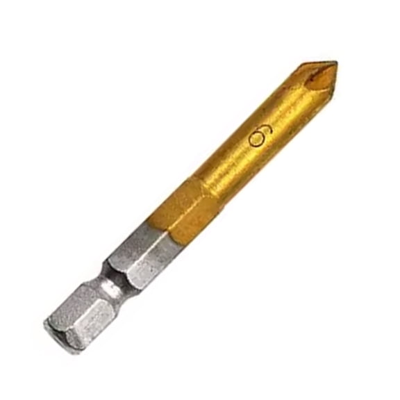 STONEGO 1PC/6Pcs Titanium Coated Countersunk Bit Set - 1/4" Hex Shank, 5-Slot 90-Degree Wood Chamfer Knife, High-Precision Woodworking Tools for Smooth Finishing and Accurate Countersinking
