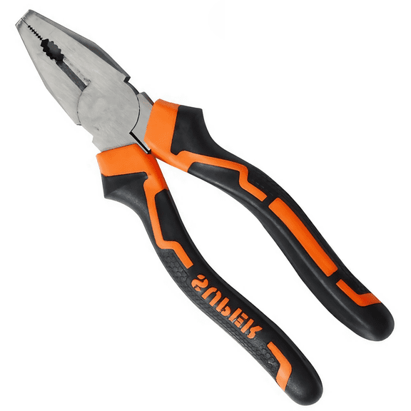 STONEGO 1PC 8-Inch Lineman Pliers - Multi-Functional Electrician Tool with Wire Cutter, Stripping, Crimping, and Gripping Functions - Durable Hardware Tool for Professional and DIY Electrical Work