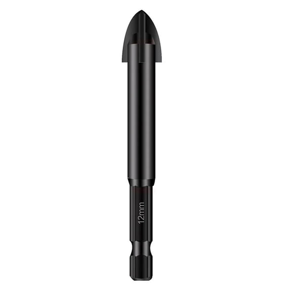 STONEGO 1PC Carbide Drill Bit - Precision High-Durability Bit for Glass, Ceramic, Concrete, Tile, Brick, Plastic, and Wood Drilling, Ideal for Home and Professional Use