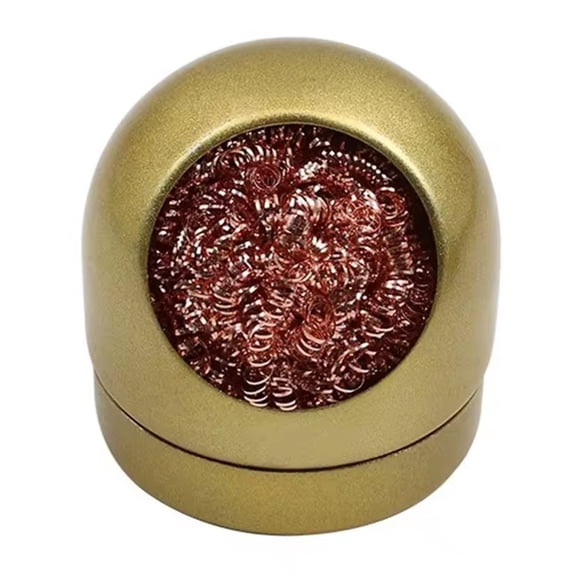 STONEGO 1PC Wire Bracket Soldering Cleaner - Soldering Tip Dross Cleaner with Steel Ball Mesh Filters for Effective Solder Residue Removal and Tip Maintenance