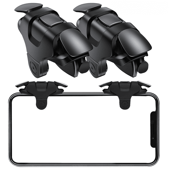 STONEGO 1Pair Mobile Phone Game Trigger for PUBG - Aim and Shoot L1 R1 Buttons - Universal ABS Key Button for Gamepad Joystick - Enhance Your Mobile Gaming Experience