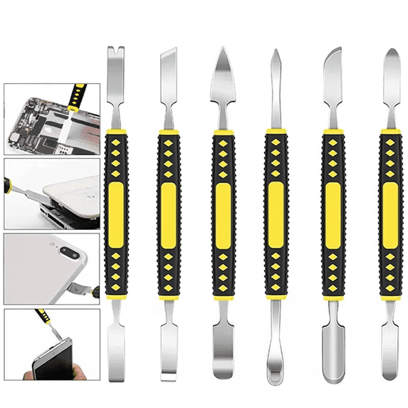 STONEGO 1Set/2Set Metal Pry Bar Tool Set - Ideal for Mobile Phone, Tablet, Laptop, and Smart Watch Repairs - Essential for Electronic Repair and DIY Projects