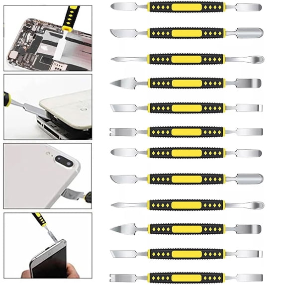 STONEGO 1Set/2Set Metal Pry Bar Tool Set - Ideal for Mobile Phone, Tablet, Laptop, and Smart Watch Repairs - Essential for Electronic Repair and DIY Projects