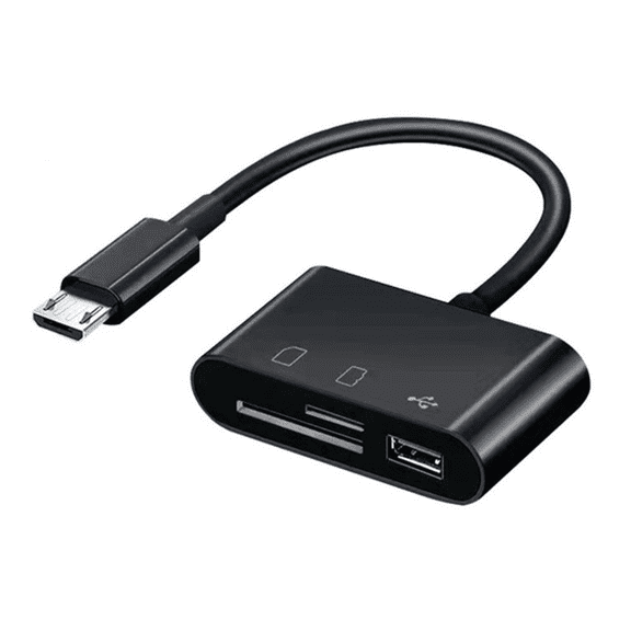 STONEGO 3-in-1 SD/TF Card Reader OTG Adapter - 2.0/3.0 Port Compatible with MacBook Pro, Laptop, PC, Camera, and Mobile Phones - Fast, Convenient Data Transfer for Photographers and Tech Enthusiasts