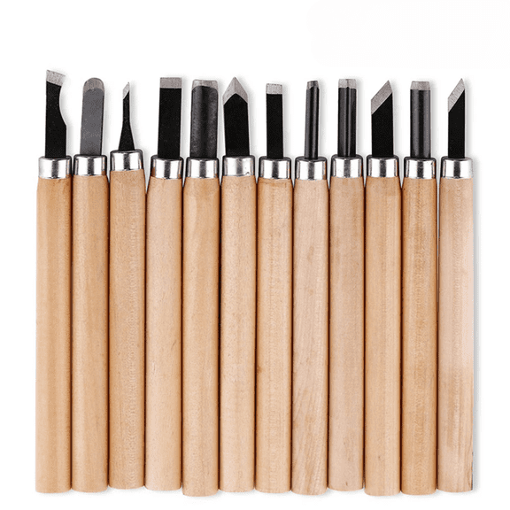 STONEGO 3PCS/6PCS/12PCS Wood Carving Hand Chisel Set - Professional Woodworking Tools for Precision Carving and Craftsmanship