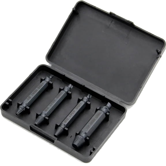 STONEGO 4PCS/5PCS Double-Headed Screwdriver Bit Set - Screw Breakage and Sliding Teeth Removal Tools - Efficient Repair Kit for Damaged Screws