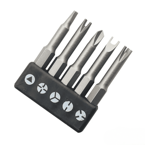 STONEGO 5/7/13Pcs Specialty Screwdriver Bit Set - 50mm Y-Type, Triangle, Cross, 3-Point Screwdriver Tool Accessories - Perfect for Electronics Repair, Home Improvement, and Holiday Gifting