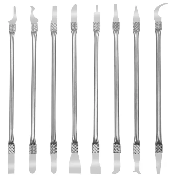 STONEGO 8-in-1 IC Chip Repair Toolset - Precision Metal Tools for CPU, NAND IC Chip Removal and Mobile Phone/Computer Repair