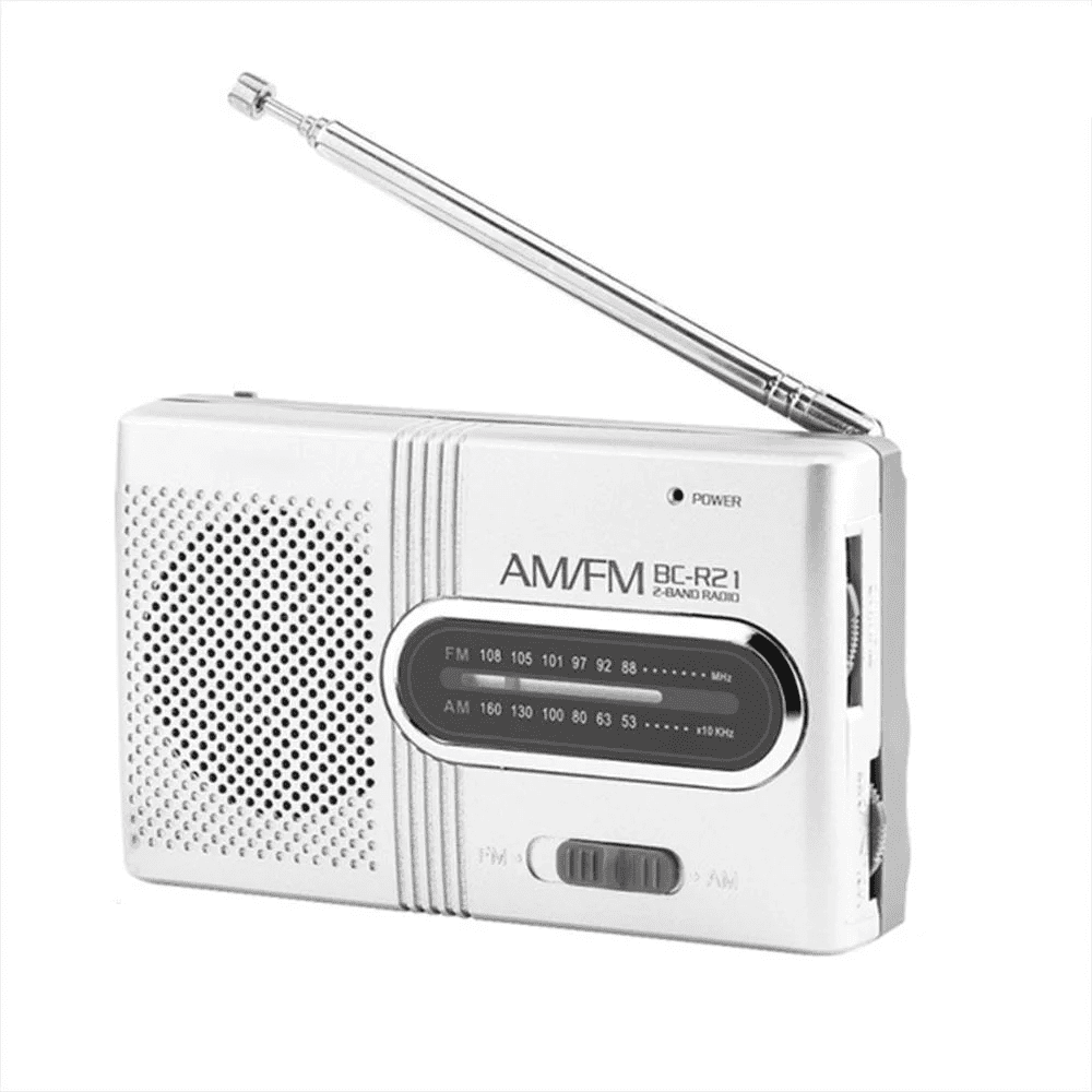 STONEGO (Batteries Not Included) Multifunctional Portable AM/FM Mini ...