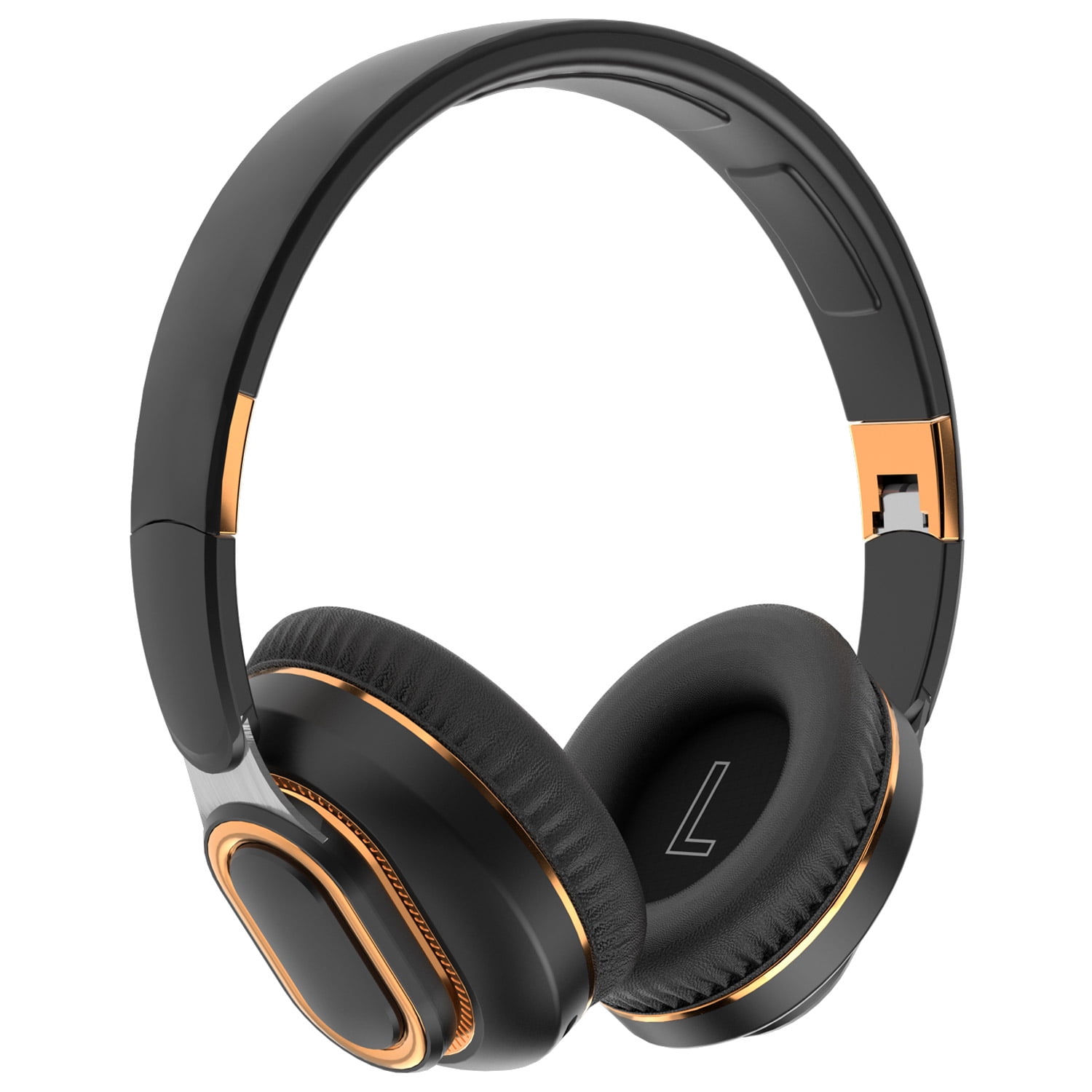 STONEGO Bluetooth Folding Headphones - Over-ear Wireless Headphones, HIFI Sound Effect, with Microphone - Great for PC Games, Music and Hands-free Calls - Comfortable and Adjustable Design