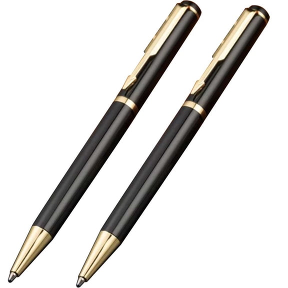 STONEGO Capless Metal Chrome Twist-Away Ballpoint Pen - Elegant and Stylish Signature Pen with Sleek Chrome Finish - Smooth Writing Experience, Great for Professional and Personal Use - Ideal Gift