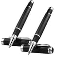 thumbnail image 1 of STONEGO Carbon Fiber Signature Pen - Premium Metal Gel Ink Pen with Micro Point 0.5mm, Black Ink, Smooth Writing Ball Pen for Professional and Everyday Use, 1 of 8