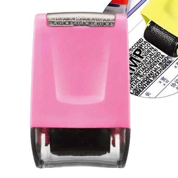 STONEGO Confidentiality Stamp Remover Protects Personal Privacy Smear Pen Garbled Coverage Roller Express Single Reusable