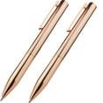 thumbnail image 1 of STONEGO Fashion Twist Rollerball Pens - Capless Metal Chrome Ballpoint Pen with Refillable Ink, Sleek and Elegant Design for Signature Writing, Perfect as Executive Gift Pens for Professionals, 1 of 9