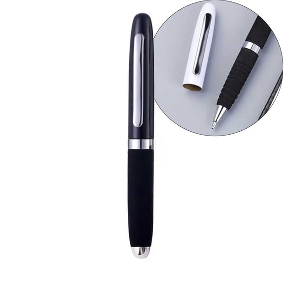 STONEGO Fashion Wallet Pen - Compact Short Metal Rollerball Pen with Pocket Clip - Ideal Travel Accessory and Gift - Mini Pen for Wallet, Pocket, or On-the-Go Writing