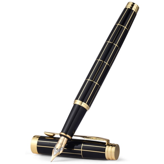 STONEGO Luxury Metal Fountain Pen - Premium calligraphy pen for writing and drawing, convertible design, perfect for professional artists, writers and calligraphy enthusiasts, elegant and durable