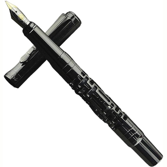 STONEGO Metal Deluxe Fountain Pen - Premium Writing Instrument for Business Professionals, Suitable for Signature, Calligraphy and Daily Writing, Fashion Design, Great for Office and Stationery