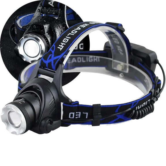 STONEGO Portable Telescopic Zoom Headlamp - USB Rechargeable, Detachable LED, Waterproof, and Adjustable in Multiple Angles - Perfect for Camping, Hiking, and Outdoor Adventures