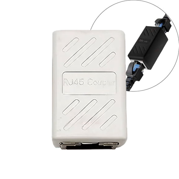 STONEGO RJ45 Ethernet Coupler - Inline Coupler Adapter for Cat7, Cat6, Cat5e Ethernet Cables - Female to Female Extender for Network Cable Connection, Data Transfer and Signal Extension