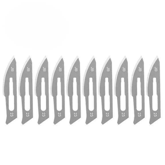 STONEGO Steel Scalpel Blade #11 #23 - Non-slip Precision Crafting Knife for Detailed Engraving, Model Making, DIY Projects, and Mobile Phone PCB Repair, Includes Safety Cap and Ergonomic Handle