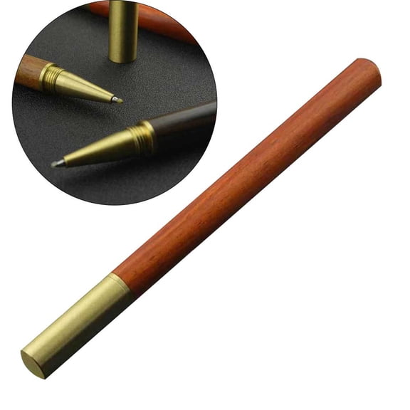STONEGO Wooden Ballpoint Pen - Elegant rollerball pen with smooth writing, made of premium wood, perfect for professional writing, signature use and a thoughtful gift, perfect for the office