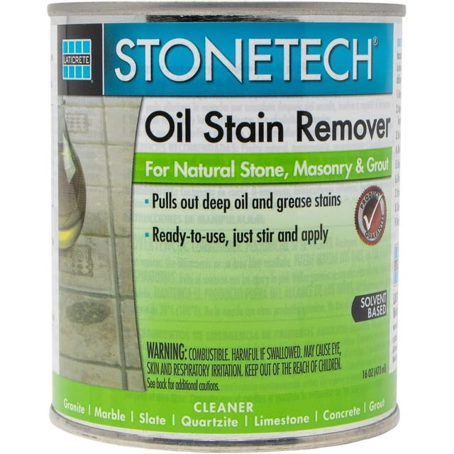 Oil Stain Remover, Cleaner for Natural Stone, Grout