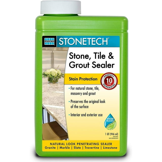 Stone, Tile & Grout Sealer, 1 Quart/32OZ (946ML) Bottle