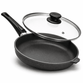 STONIQ 11-Inch Nonstick Frying Pan with Lid, PFAS-Free Ceramic Coating, Induction Compatible, Made in Germany, Premium Cookware