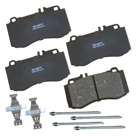 STOP Ceramic Front Disc Brake Pads for Mercedes E Class 2010-2011 2015-2016 Black Ceramic