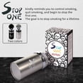 thumbnail image 1 of STOP ONE Car Ashtray, Portable Ashtray, CA-541 Auto Ash Tray with Lid and Led, Silver, 1 of 6