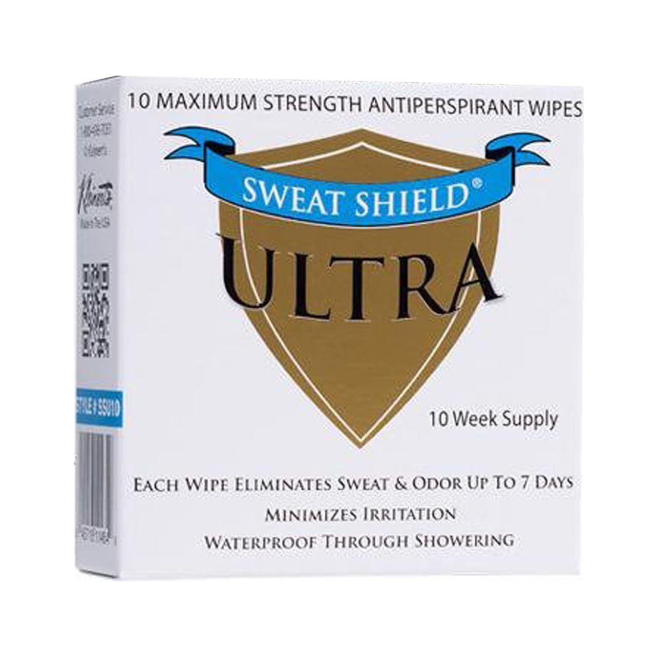 STOP SWEATING & ODOR FOR UP TO 7 DAYS One Antiperspirant Wipe Stops