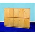 thumbnail image 1 of Childcraft 5-Section Stacking and Locking Storage Locker, 59-1/2 x 14-1/2 x 24 Inches, 1 of 1