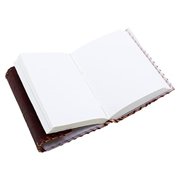 STORE INDYA Leather Bound Journal Diary Blank Travel Book Composition Notebook with a Lock | 200 Pages 6 X 4 Inches | Travel Diary, Sketchbook for Personal use and gifting purpose