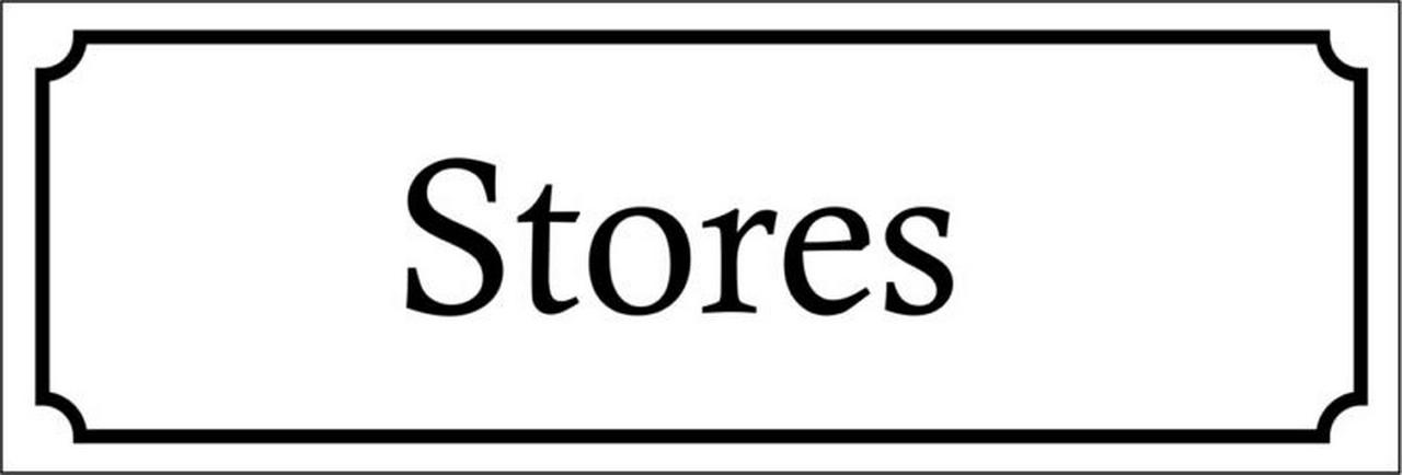 STORES DOOR SIGN - METAL SIGN WORKPLACE/OFFICE SIGN Size: 4 x 16 Inch ...