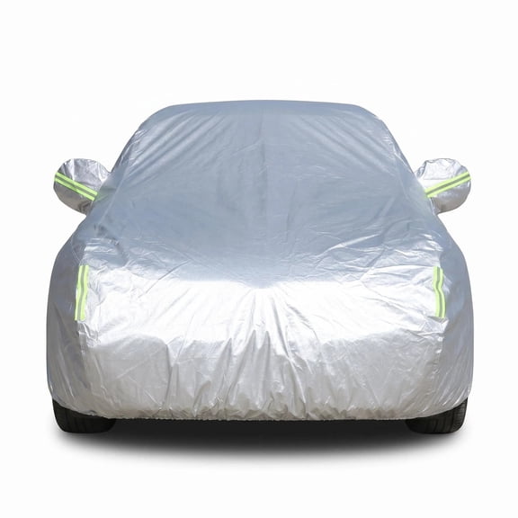 STORGENER Car Cover Waterproof Heavy Duty All Weather Protection Snow Anti-UV Windproof Outdoor Full Car Cover（for SUV Car Size:191''L x 75''W x 73''H）