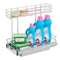 thumbnail image 1 of STORKING 2 Tier Under Sink Pull Out Cabinet Organizer Slide Wire Shelf Basket for Kitchen Base Cabinets 9" W 18.5" D 16" H, 1 of 9