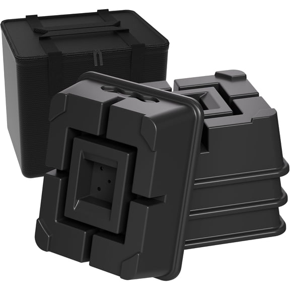 STORKING 4PCAK 16,000 lb Heavy-Duty RV Jack Block 3.6" Stackable Trailer Block for Wheel, Hydraulic, Tongue, and Scissor Jacks