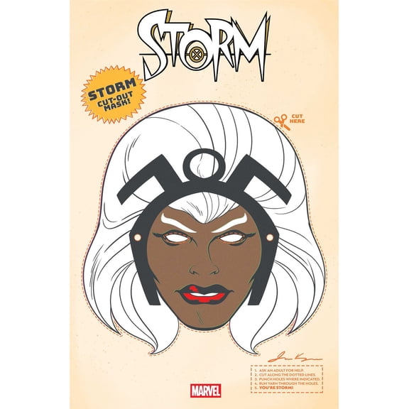 STORM #12 RETRO HALLOWEEN MASK VARIANT Marvel Comic Book 2025