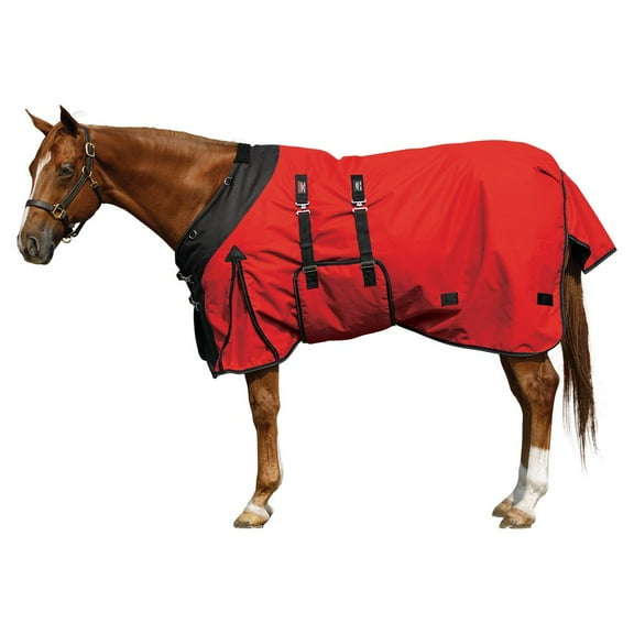 STORM SHIELD Classic II Horse Turnout Blanket | Color Red | Size 68