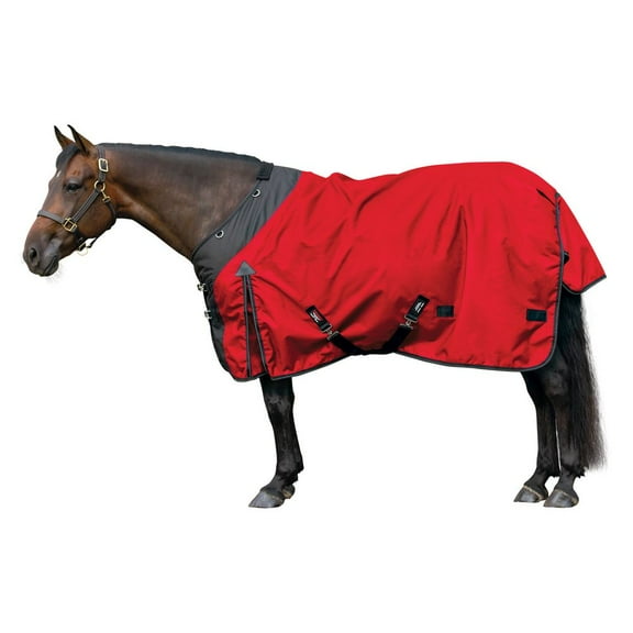 STORM SHIELD Classic II Light Horse Turnout Blanket | Color Red | Size 78