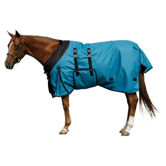 STORM SHIELD Classic II Light Horse Turnout Blanket | Color Teal | Size 82