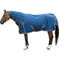 thumbnail image 1 of STORM SHIELD Extreme II Medium Attached Neck Horse Turnout Blanket | Navy | Size 86, 1 of 13